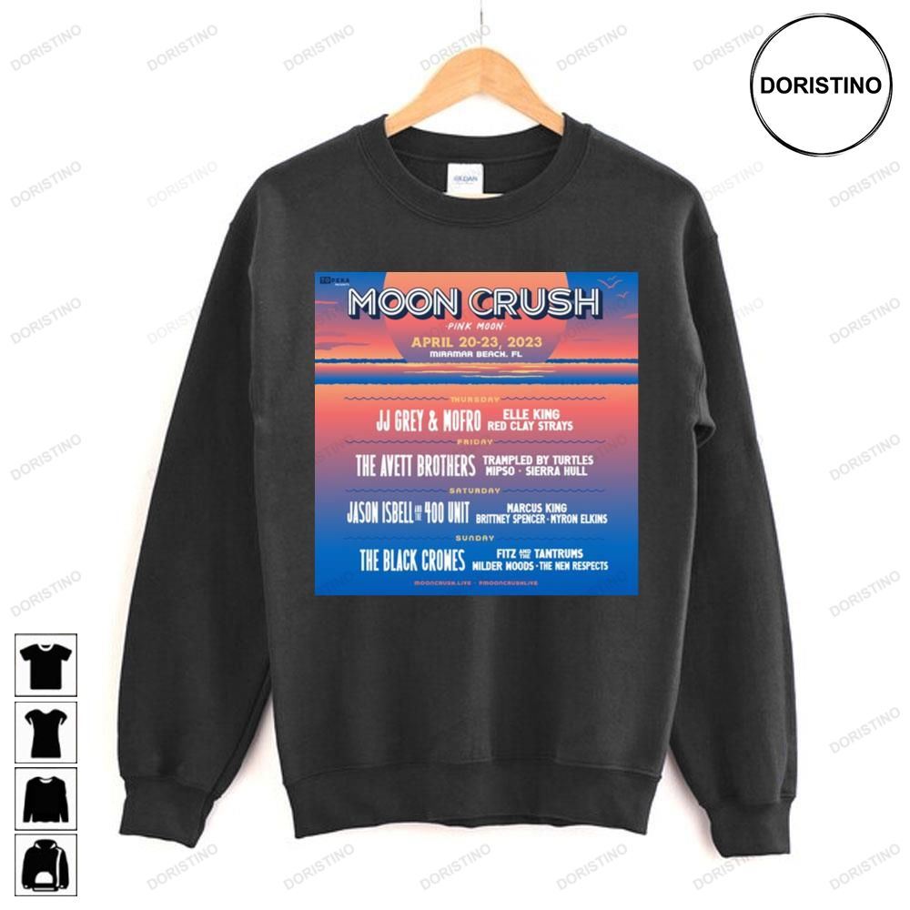 Miramar Beach Moon Crush 2023 Tour Limited Edition T-shirts